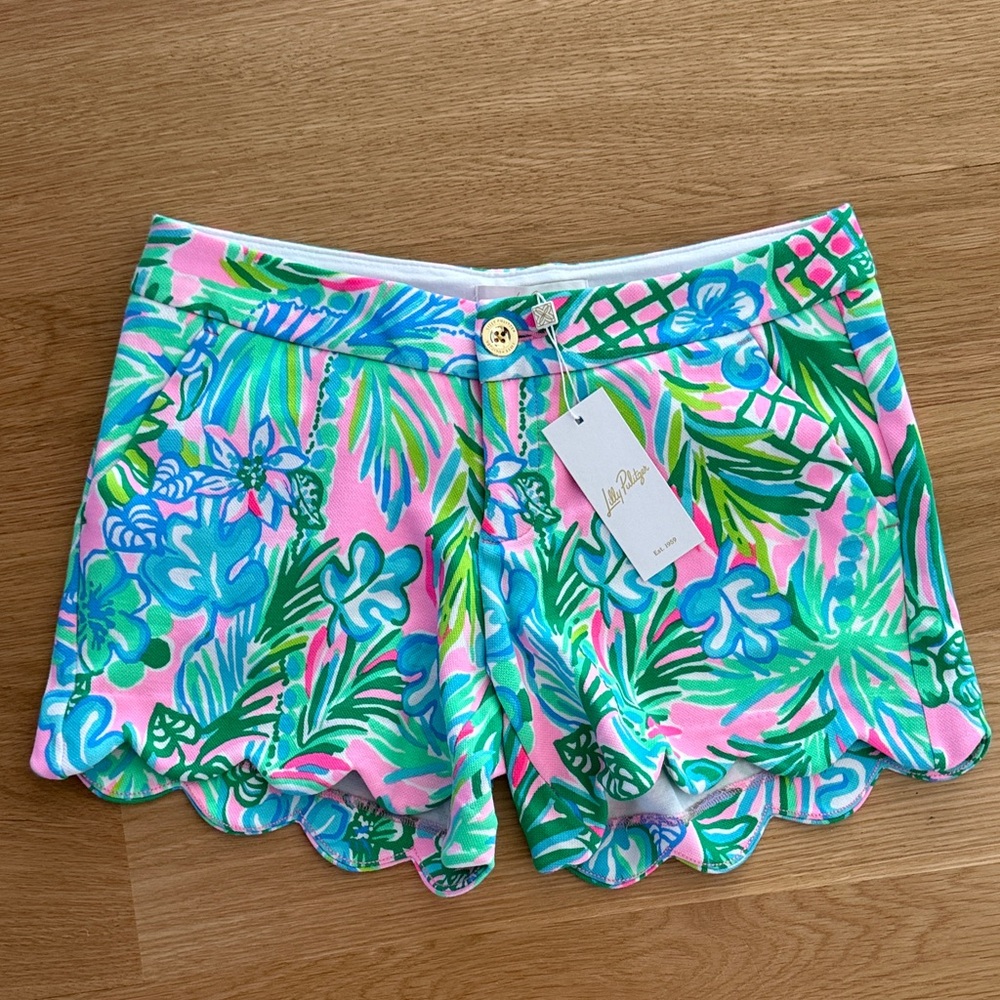 Lilly Pulitzer Buttercup shorts in Pelican Pink, size 4